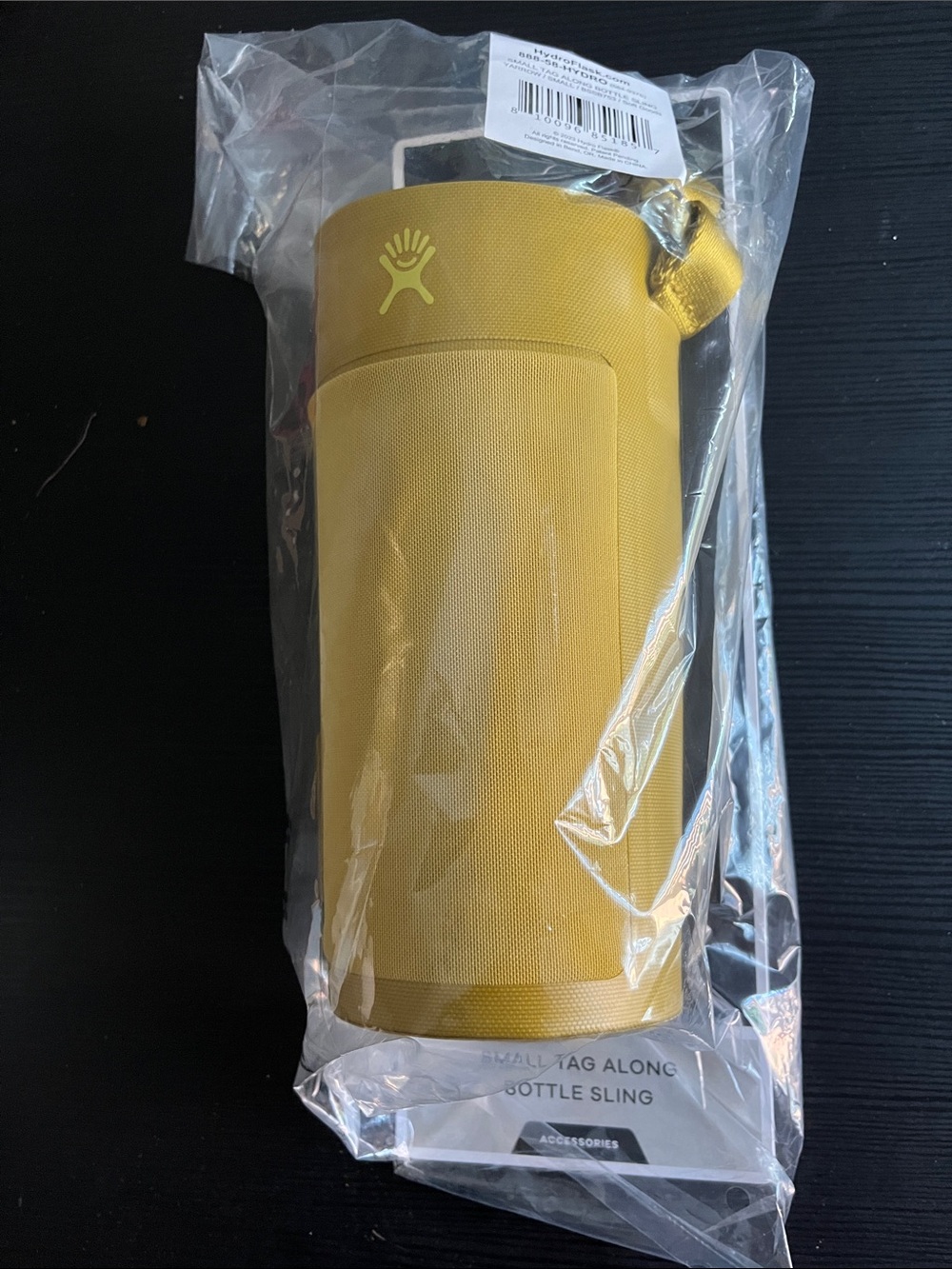 Hydro Flask Yellow Bottle Sling with Carry Strap